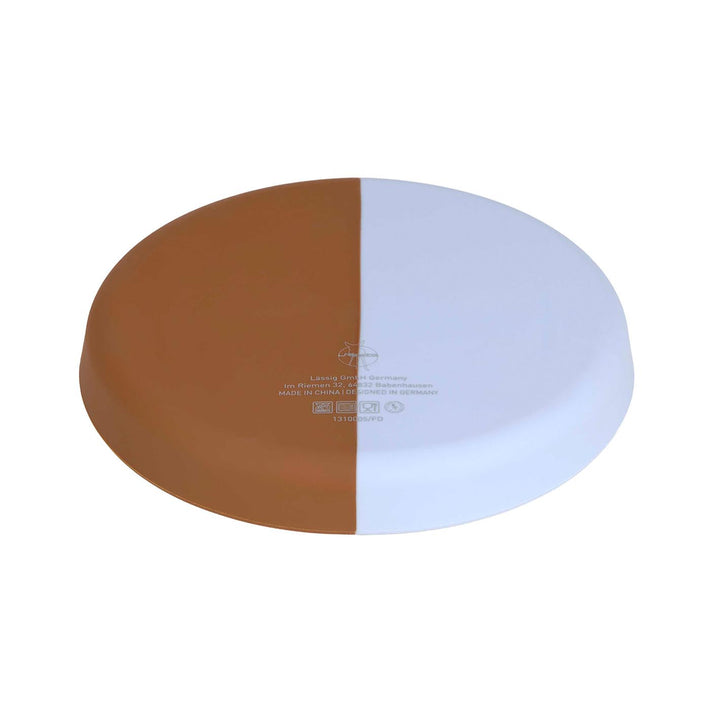 Lässig Kinderteller aus Silikon, Happy Rascals, Smiley