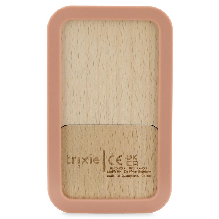 Trixie Babytelefon aus Holz und Silikon - Mrs. Cat