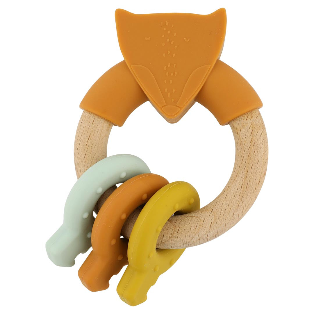 Trixie Aktivitätsring aus Holz und Silikon - Mr. Fox