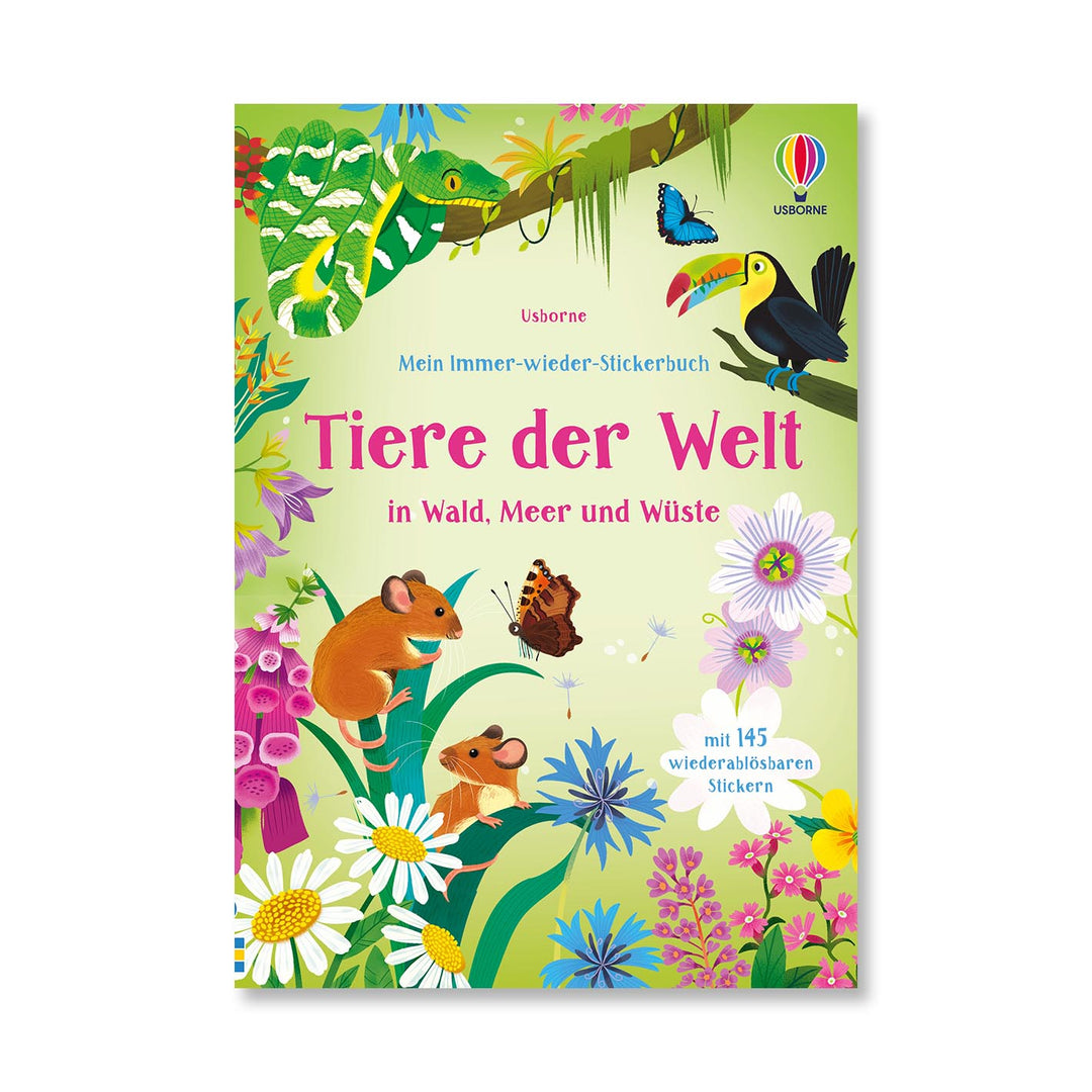 Mein Immer-wieder-Stickerbuch: Tiere der Welt