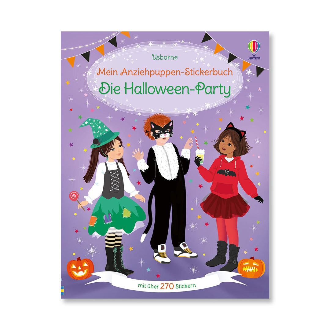 Mein Anziehpuppen-Stickerbuch: Die Halloween-Party