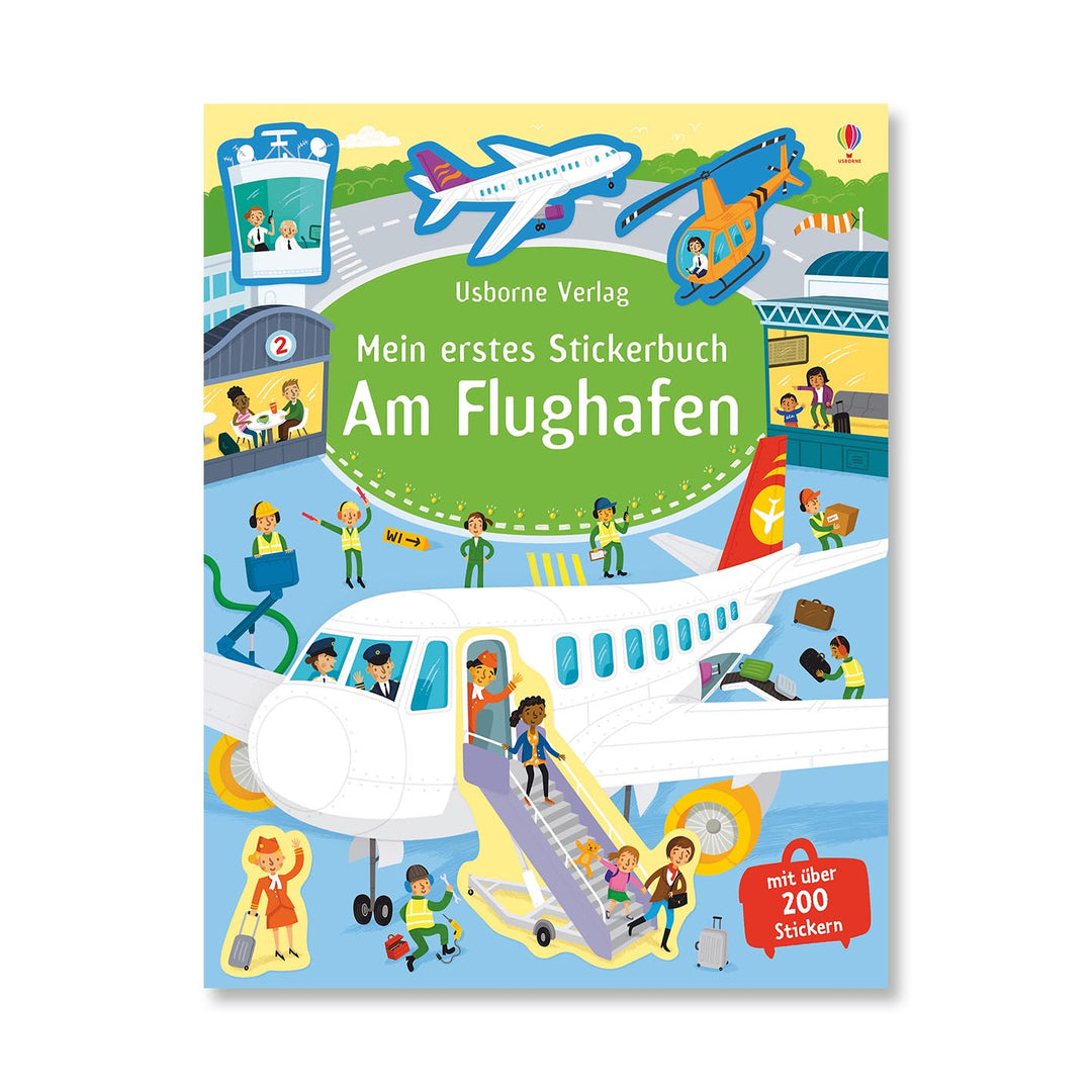 Mein erstes Stickerbuch: Am Flughafen