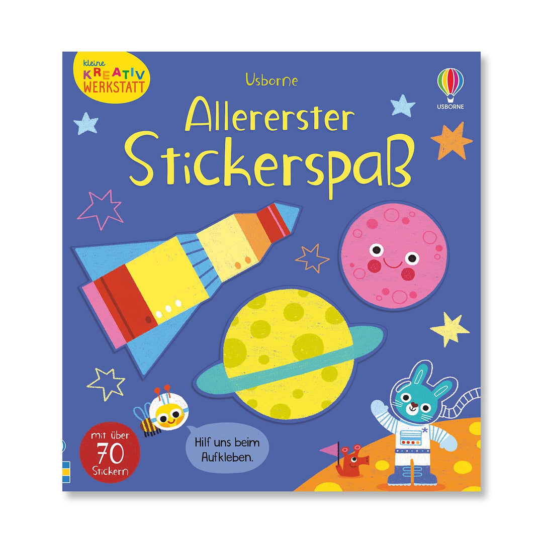 Kleine Kreativ-Werkstatt: Allererster Stickerspaß