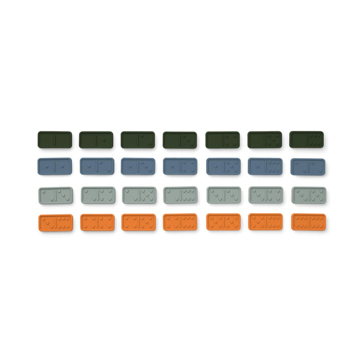 LIEWOOD Domino Set Dodo, blue multi mix