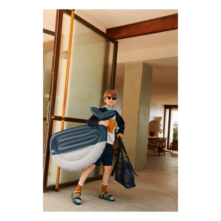 LIEWOOD Luftmatratze Wal, blau