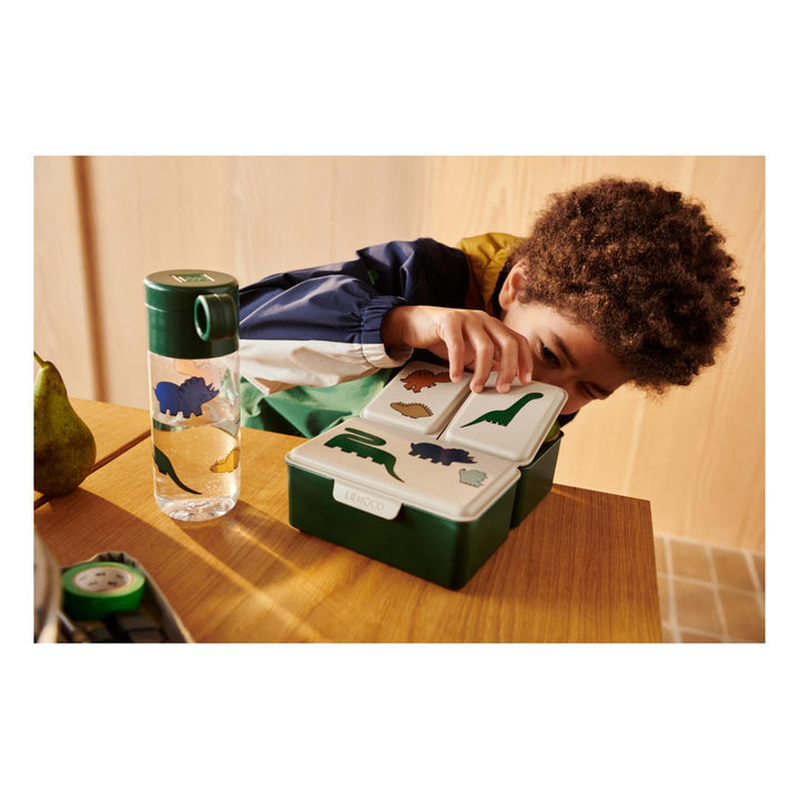 LIEWOOD Lunchbox Driss, dinosaurs/mist