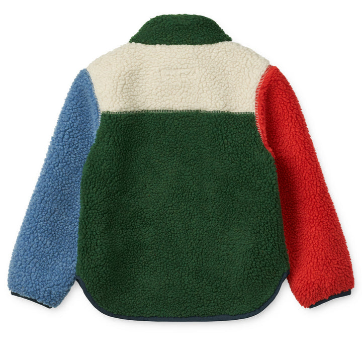 LIEWOOD, Noam Pile Jacket, garden green multi mix