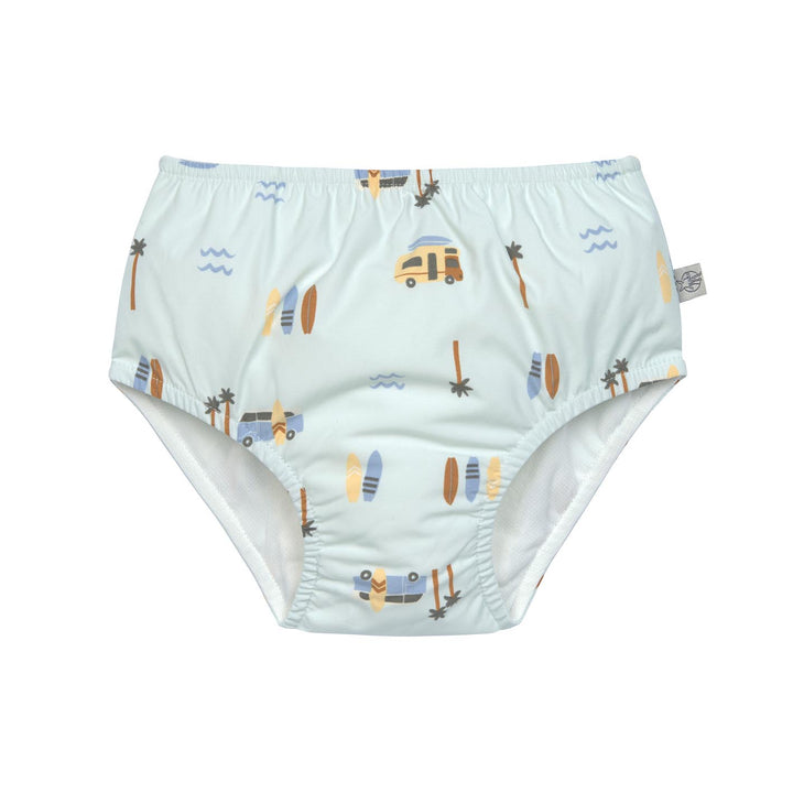 LÄSSIG Schwimmwindel Baby - Camper, mint