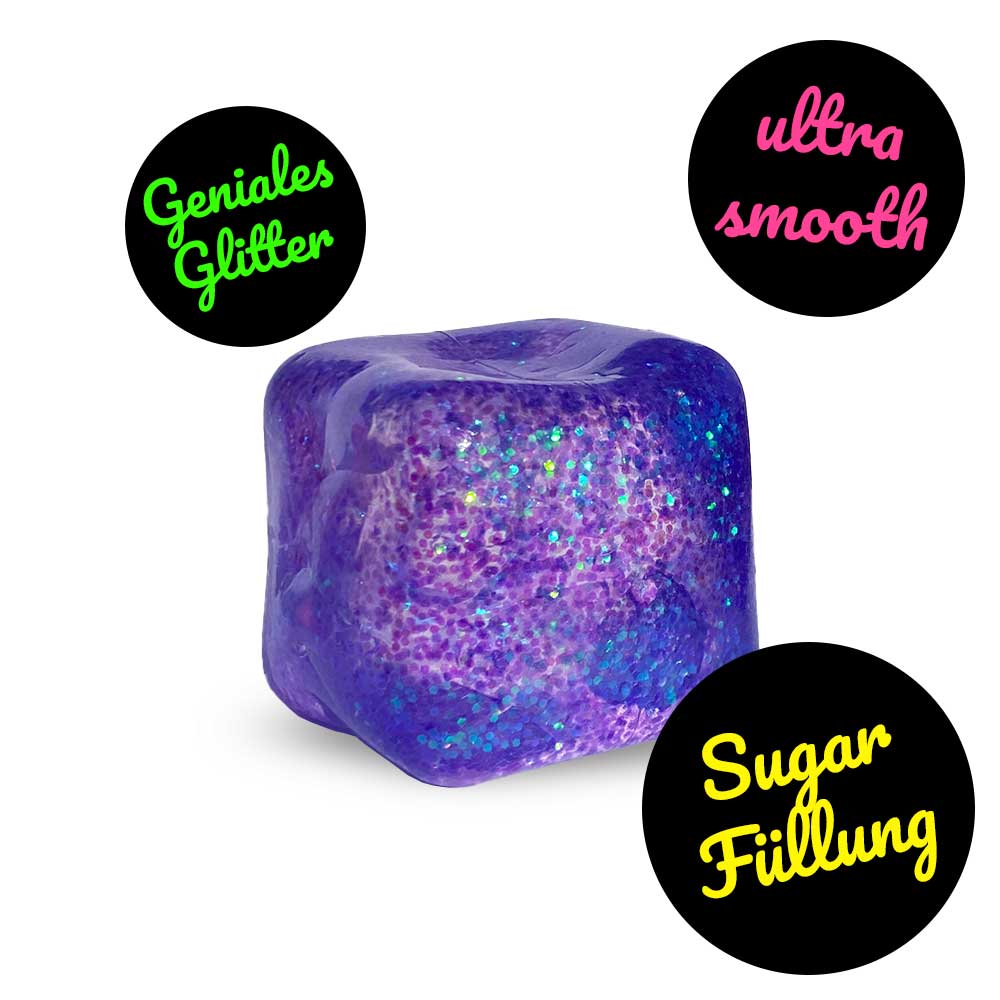Quetschball "Sugar Mellow Glitter", versch. Farben