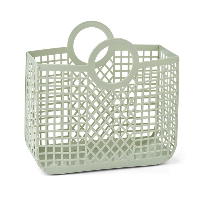 LIEWOOD Korbtasche Bloom, dusty mint