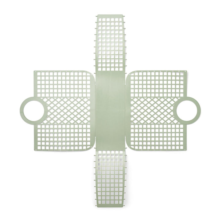 LIEWOOD Korbtasche Bloom, dusty mint