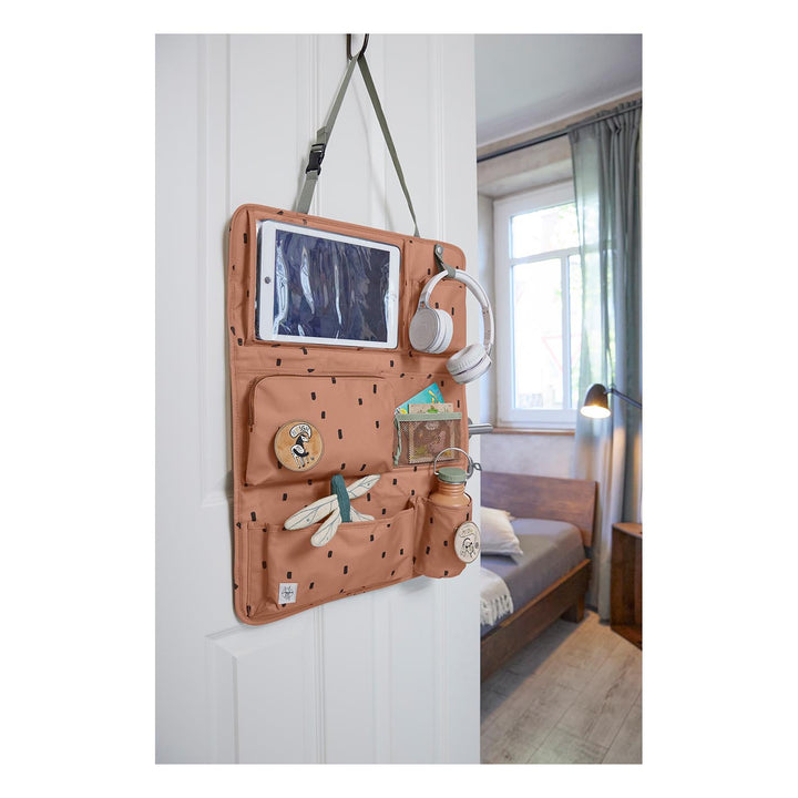 Lässig Rücksitz Organizer Happy Prints, caramel