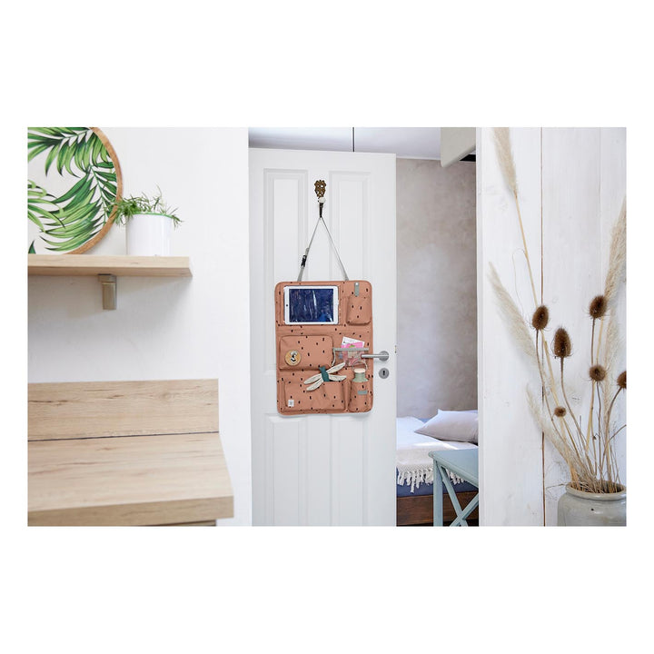 Lässig Rücksitz Organizer Happy Prints, caramel