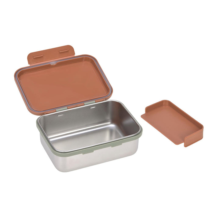 LÄSSIG Brotdose Happy Prints, caramel