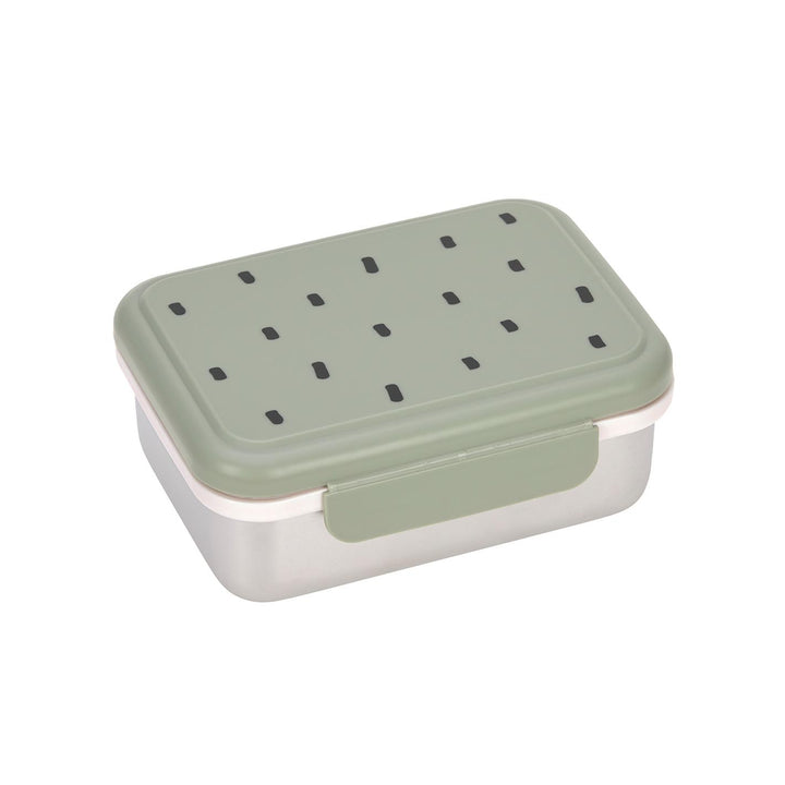 LÄSSIG Brotdose Happy Prints, light olive