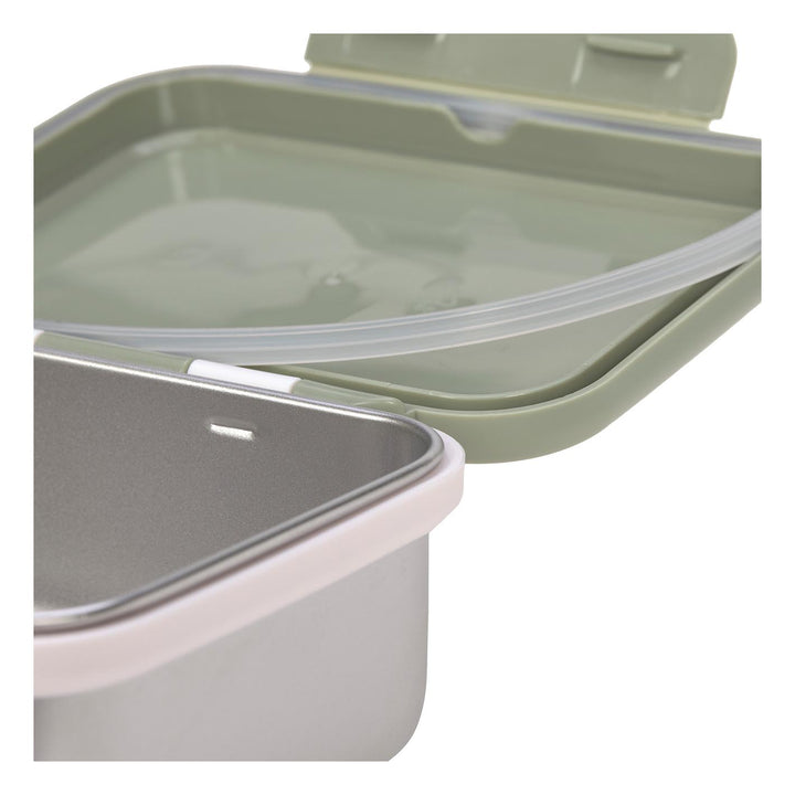 LÄSSIG Brotdose Happy Prints, light olive