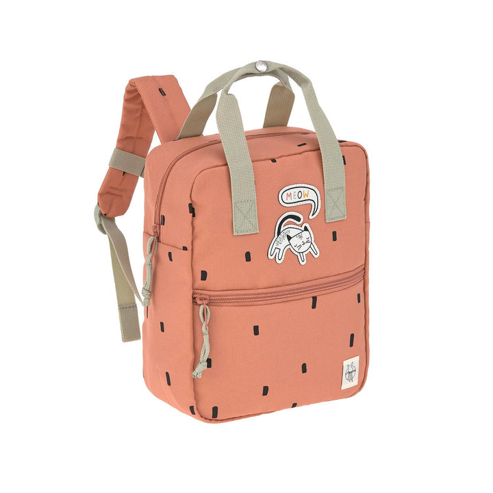 LÄSSIG Kindergartenrucksack Mini Square - Happy Prints, karamell