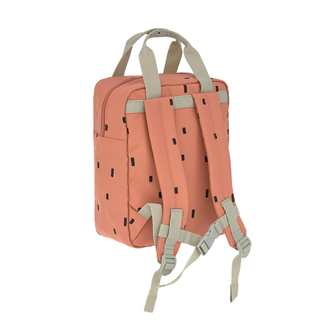 LÄSSIG Kindergartenrucksack Mini Square - Happy Prints, karamell