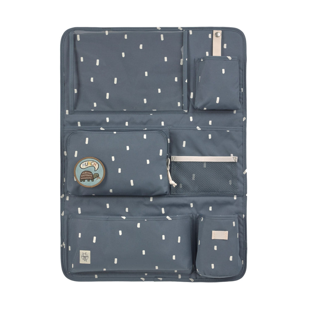 Lässig Rücksitz Organizer Happy Prints, midnight blue