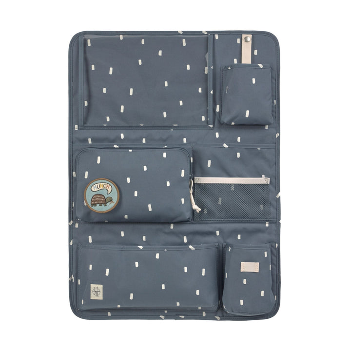 Lässig Rücksitz Organizer Happy Prints, midnight blue