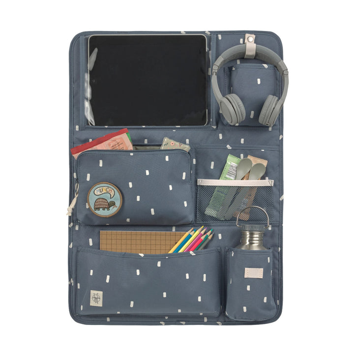 Lässig Rücksitz Organizer Happy Prints, midnight blue