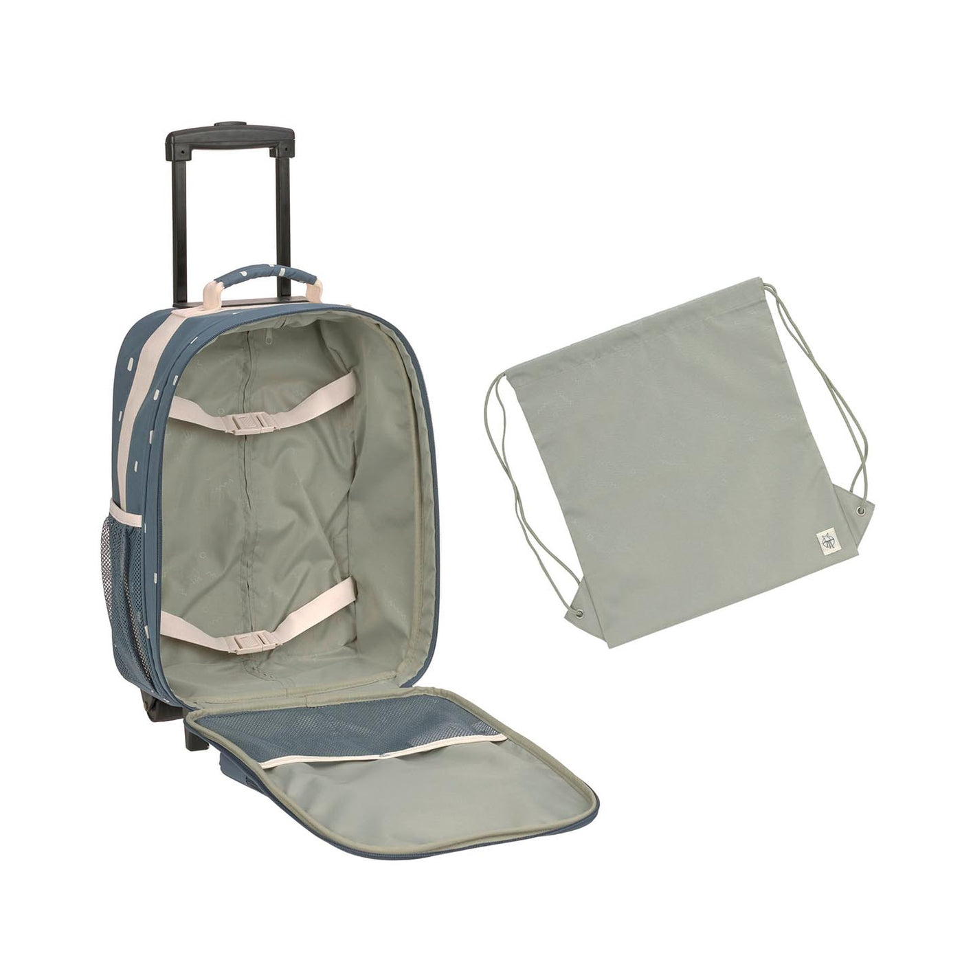 LÄSSIG Kindertrolley Happy Prints, midnight blue