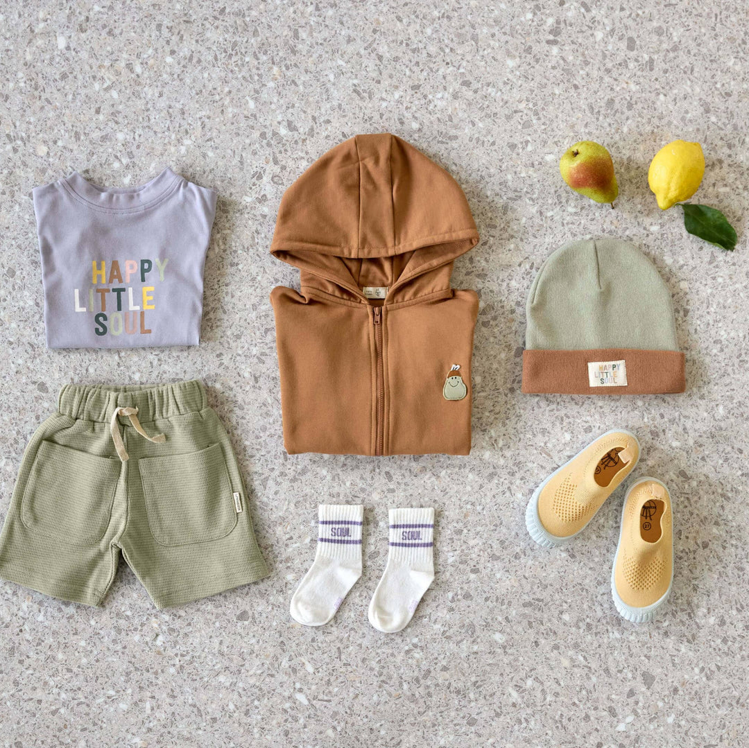 LÄSSIG Kinder T-Shirt - Bio Baumwolle, Little Gang, lila