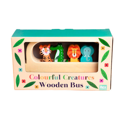 Rex London Holz Bus Colourful Creatures