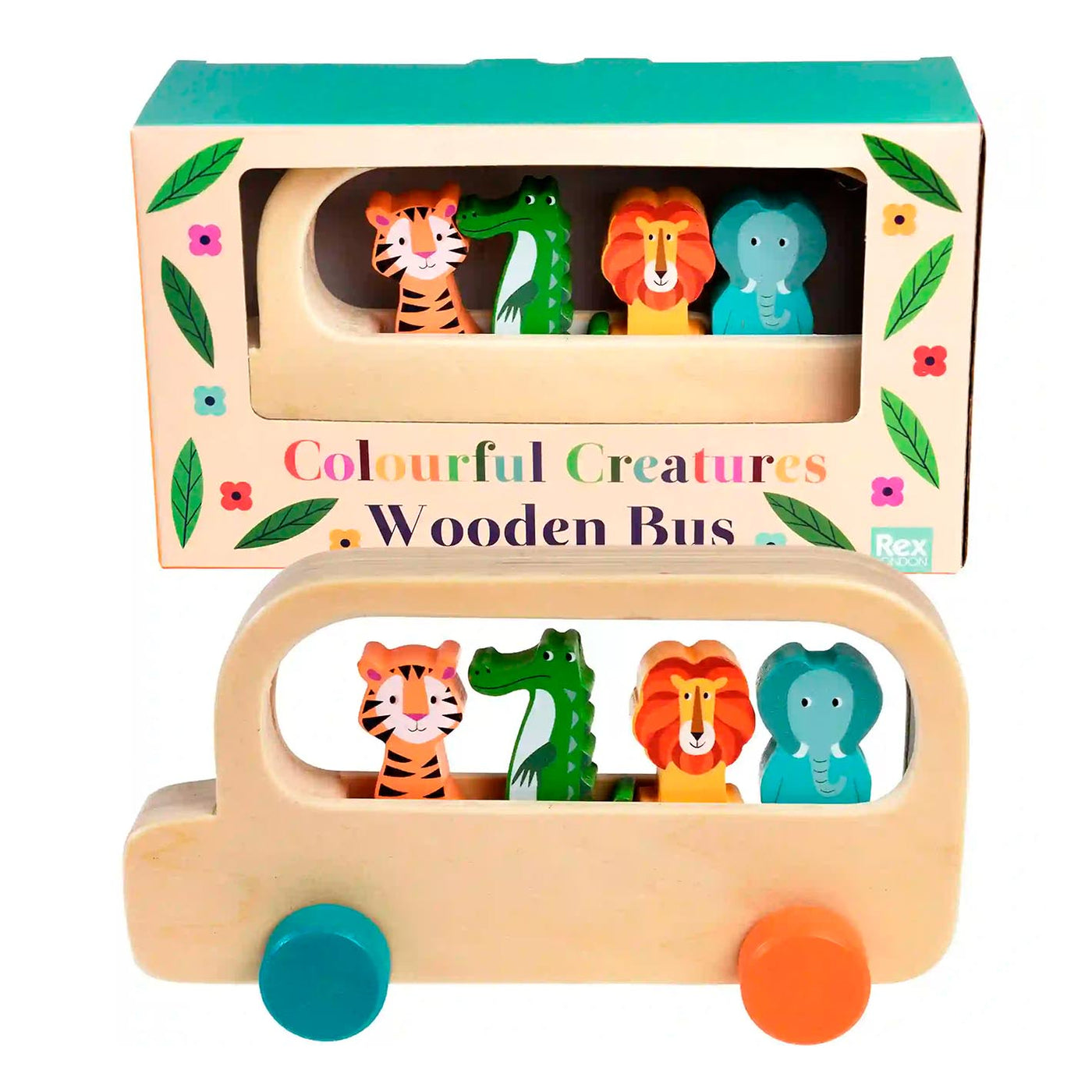 Rex London Holz Bus Colourful Creatures
