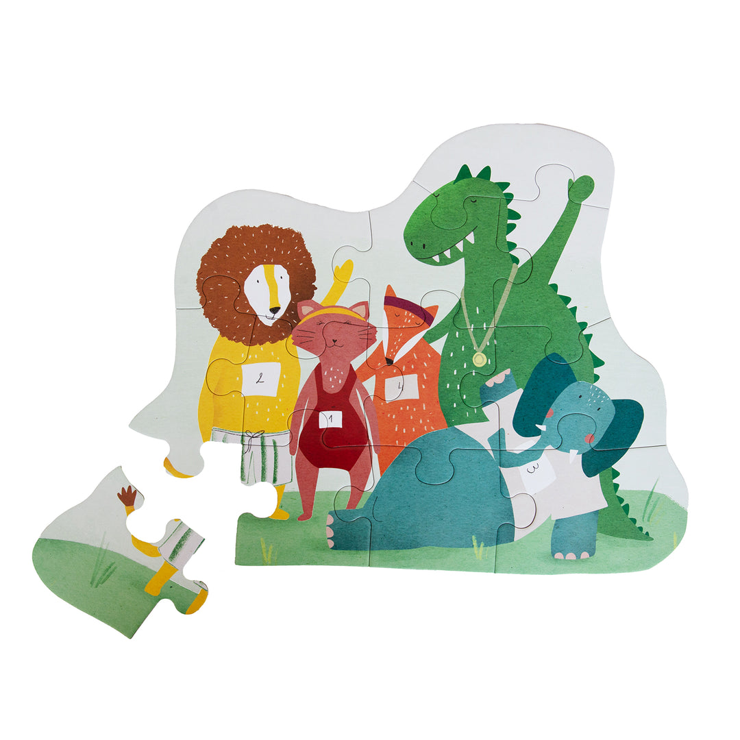 TRIXIE Formpuzzle - Tierfreunde - 12 Teile