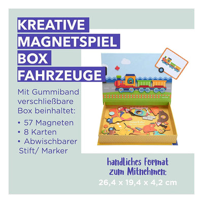 Kreative Magnetspielbox – Fahrzeuge