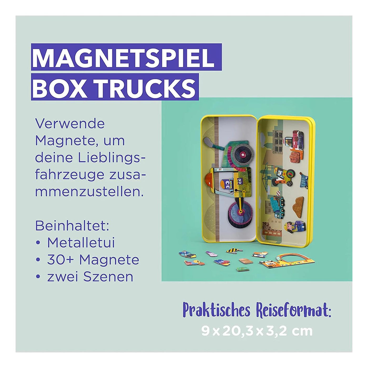 Magnetspielbox – Trucks