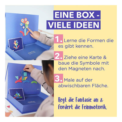 Kreative Magnetspielbox – Formen