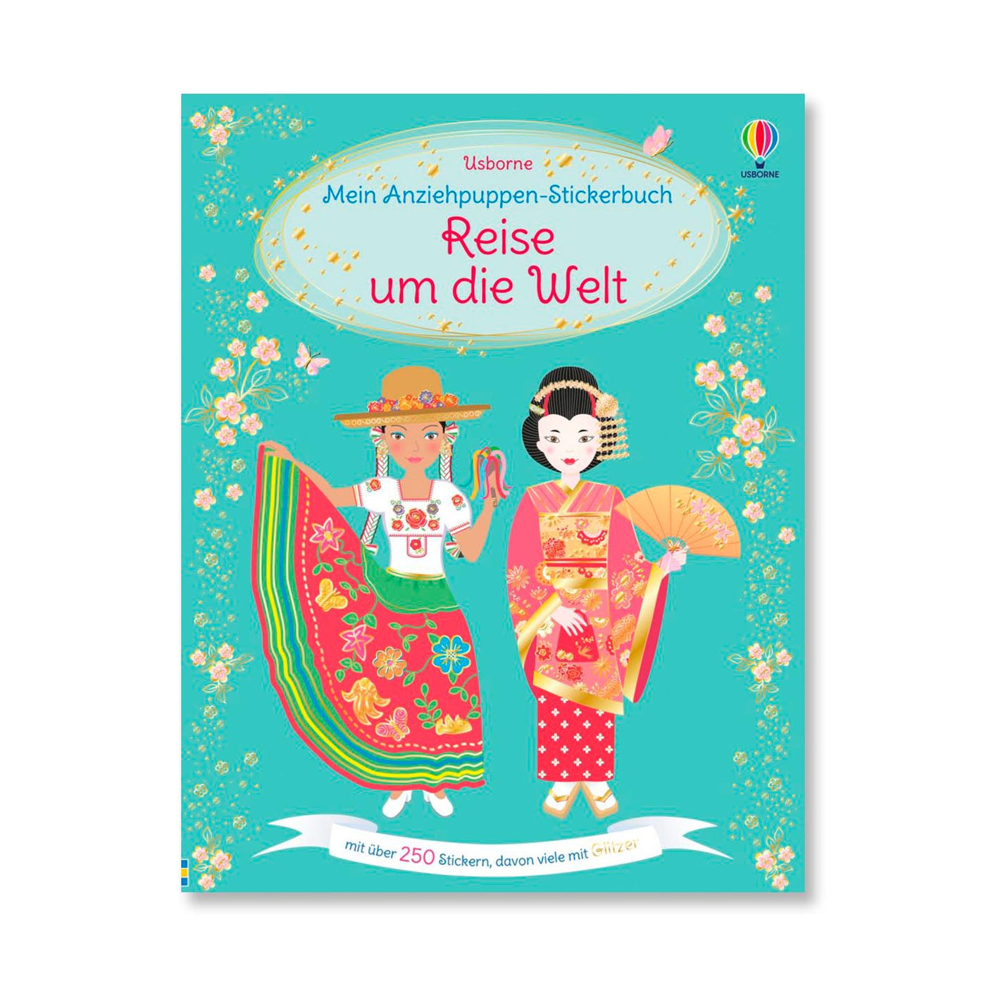 Anziehpuppen Stickerbuch: Reise um die Welt