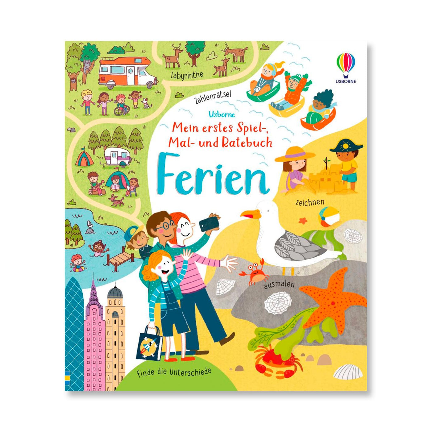Mein erstes Spiel-, Mal- und Ratebuch: Ferien