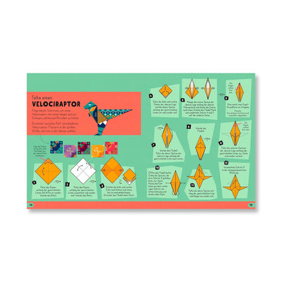 Origami-Set für Einsteiger, Dinosaurier