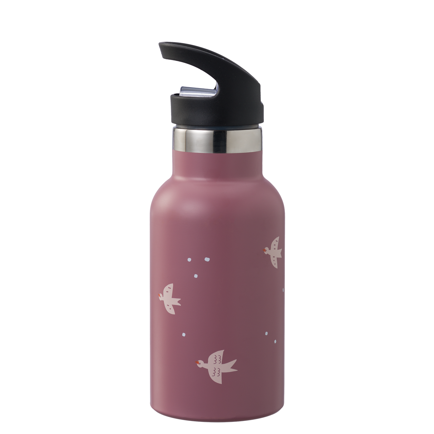 Fresk Thermosflasche Schwalben, beere, 350ml