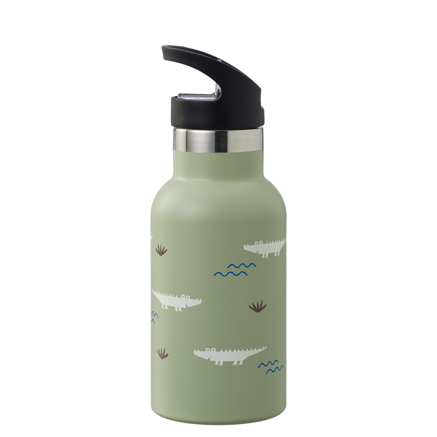 Fresk Thermosflasche Crocodil, hellgrün, 350ml