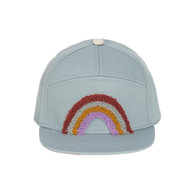 LÄSSIG Base Cap Kinder - Little Gang, rainbow hellblau
