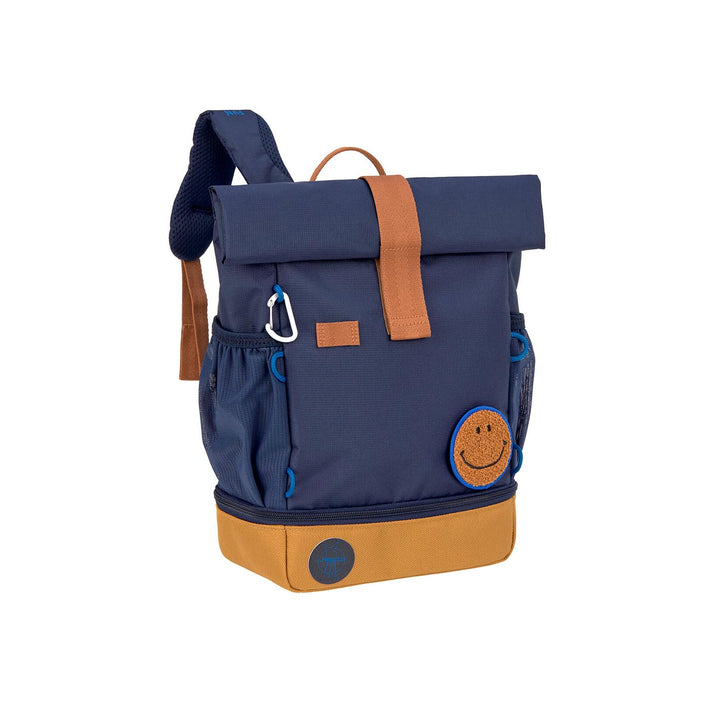 LÄSSIG Kindergartenrucksack Rolltop, klein - Little Gang, dunkelblau
