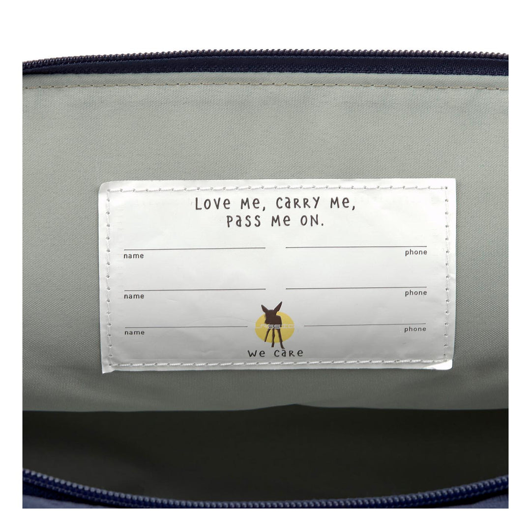 LÄSSIG Kindergartenrucksack Rolltop, klein - Little Gang, dunkelblau