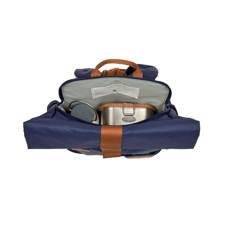 LÄSSIG Kindergartenrucksack Rolltop, klein - Little Gang, dunkelblau