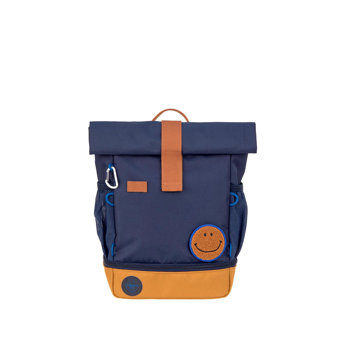 LÄSSIG Kindergartenrucksack Rolltop, klein - Little Gang, dunkelblau