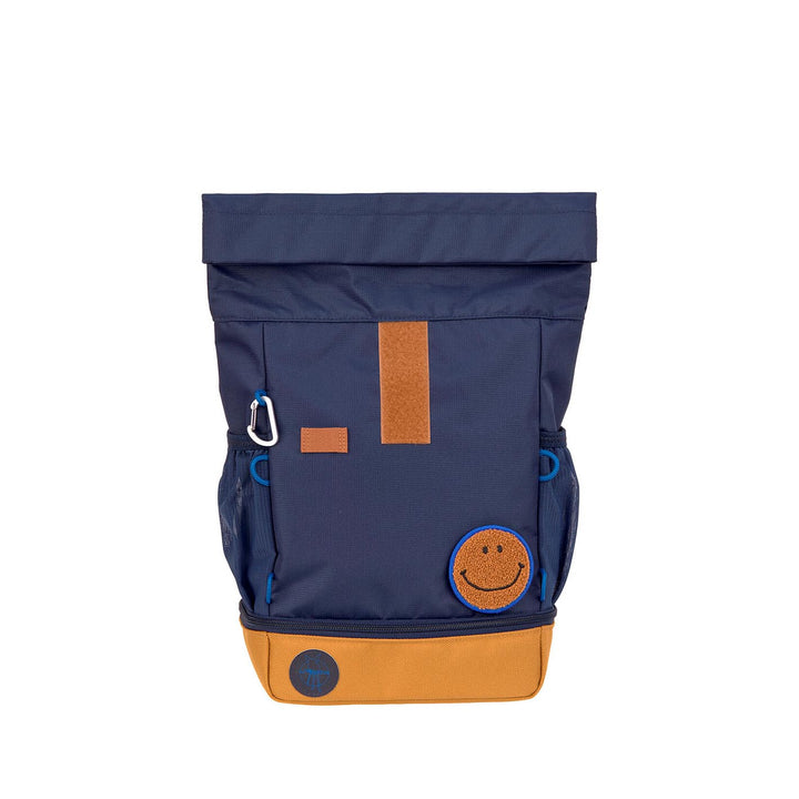 LÄSSIG Kindergartenrucksack Rolltop, klein - Little Gang, dunkelblau