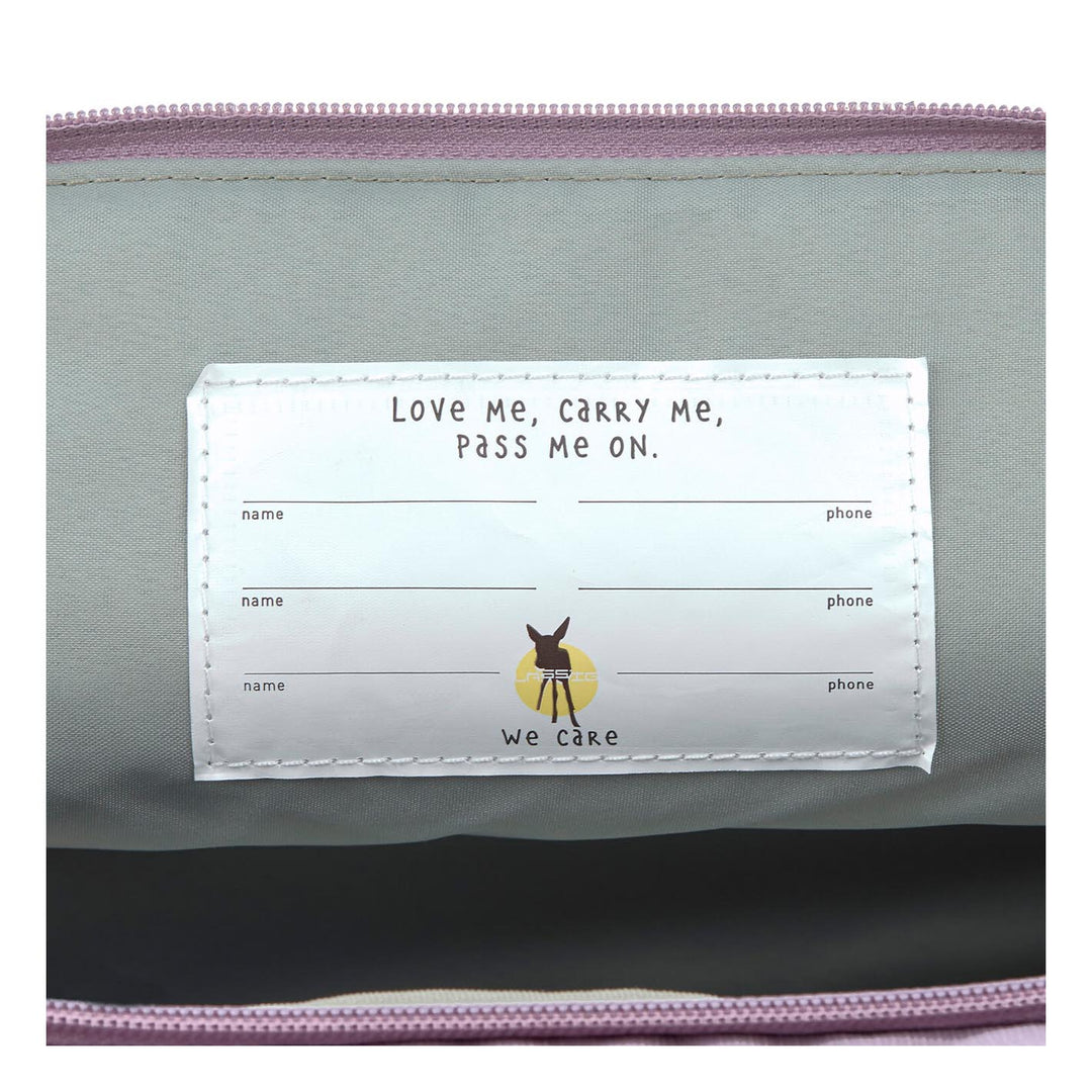 LÄSSIG Kindergartenrucksack Rolltop, klein - Little Gang, flieder