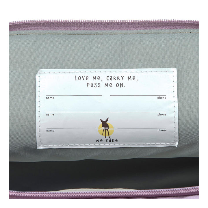 LÄSSIG Kindergartenrucksack Rolltop, klein - Little Gang, flieder