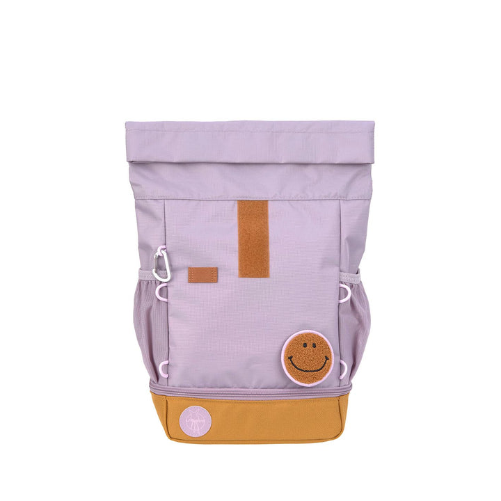 LÄSSIG Kindergartenrucksack Rolltop, klein - Little Gang, flieder