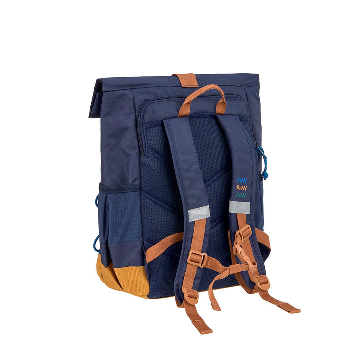 LÄSSIG Kinderrucksack Rolltop - Little Gang, dunkelblau