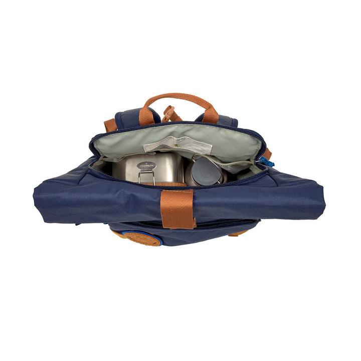 LÄSSIG Kinderrucksack Rolltop - Little Gang, dunkelblau