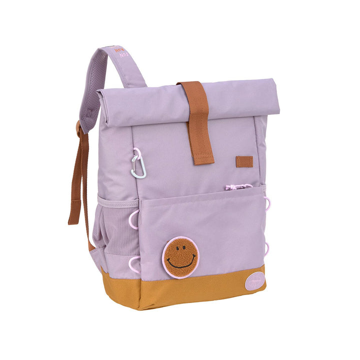 LÄSSIG Kinderrucksack Rolltop - Little Gang, flieder